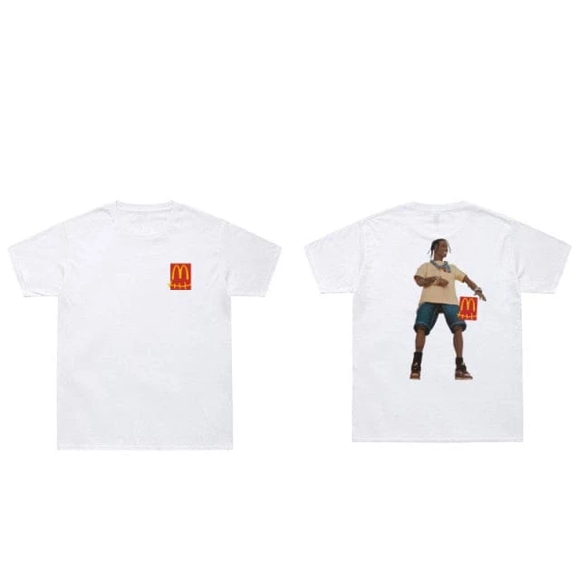 Promo ๐ฅฐ Streetgarm Travis Scott X McDonald's Action Figure T-Shirt NEW ๐ฅ 15 Streetgarm Travis Scott X McDonald's Action Figure T-Shirt NEW