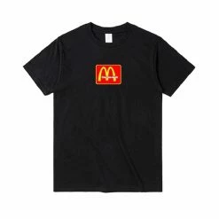 Streetgarm NEW Travis Scott X Mcdonalds Embroidered T-Shirt