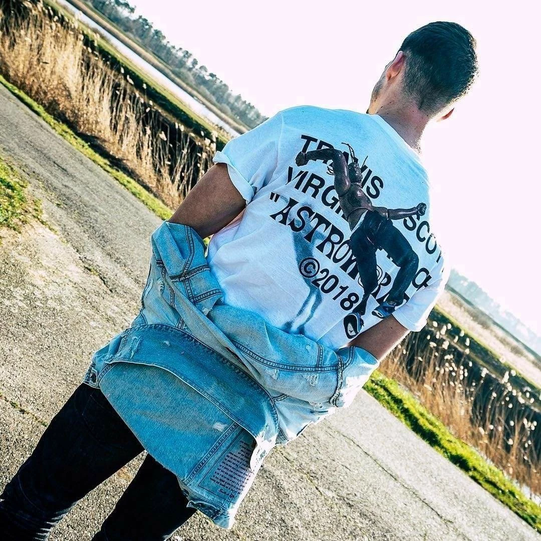 Hot Sale 💯 Streetgarm Travis Scott X Virgil Abloh T-Shirt SALE ✨ 7 Streetgarm Travis Scott X Virgil Abloh T-Shirt SALE