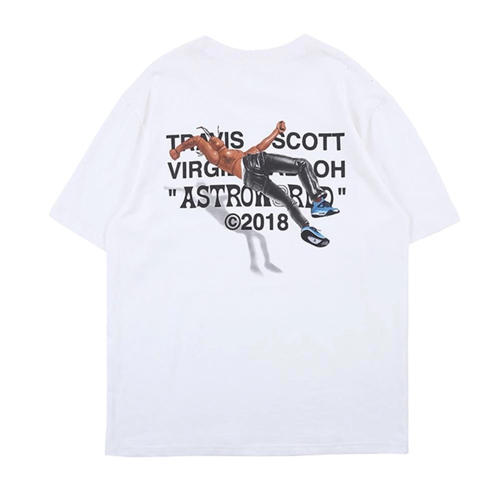 Hot Sale 💯 Streetgarm Travis Scott X Virgil Abloh T-Shirt SALE ✨ 3 Streetgarm Travis Scott X Virgil Abloh T-Shirt SALE