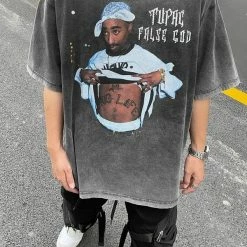 Streetgarm NEW Tupac False God Vintage T-Shirt
