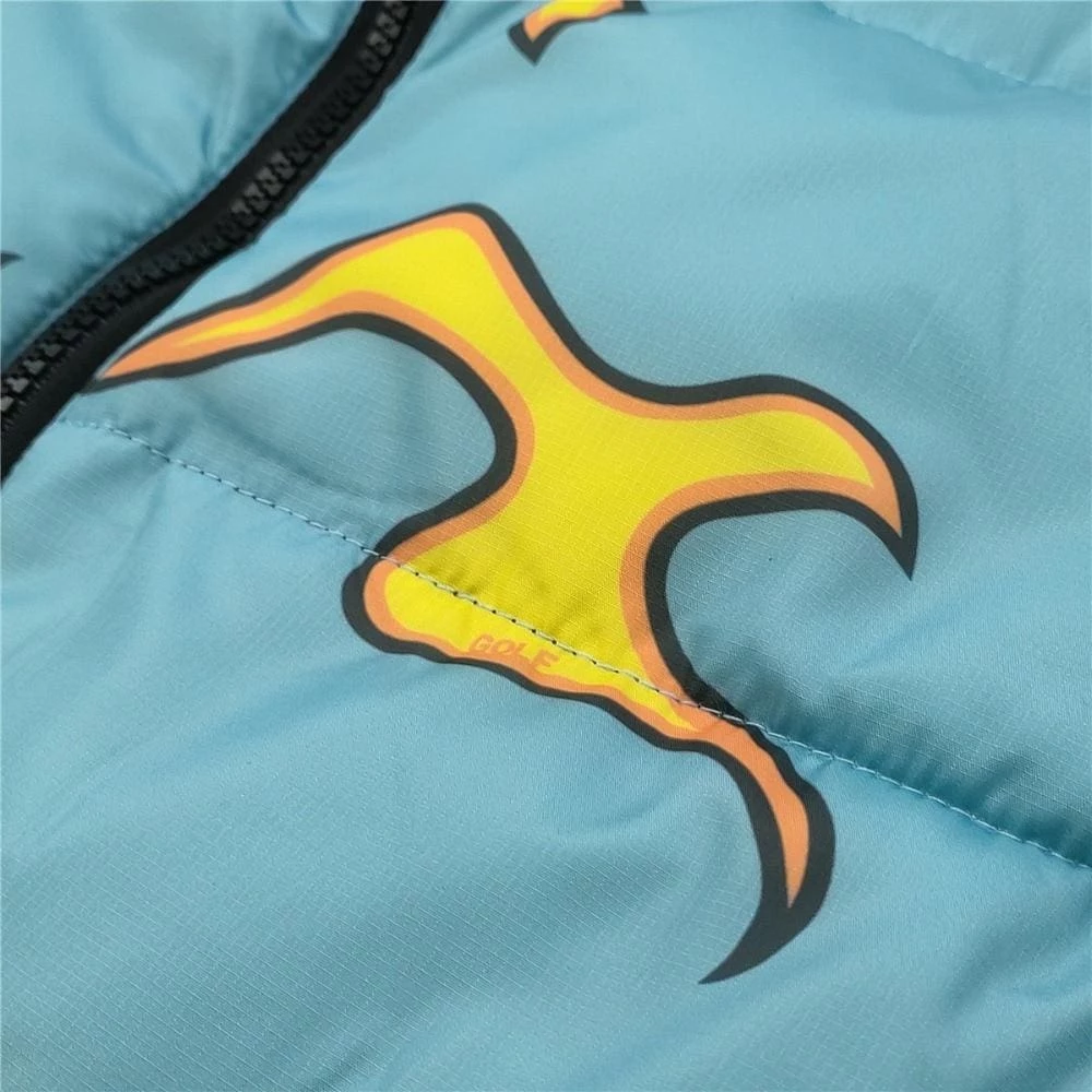 Flash Sale ⌛ Streetgarm Tyler The Creator Golf Wang Flame Puffer Jacket 🛒 7 Streetgarm Tyler The Creator Golf Wang Flame Puffer Jacket