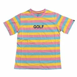 Streetgarm NEW Tyler The Creator Golf Wang Stripe T-Shirt