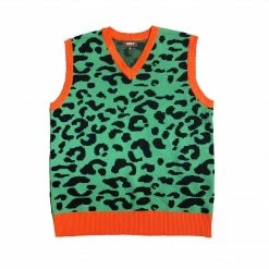Streetgarm NEW Tyler The Creator Leopard Sleeveless Sweater