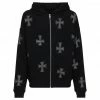 Streetgarm Unknown Cross Rhinestone Hoodie