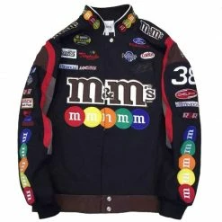 Streetgarm Vintage Black M&Ms Racer Jacket SALE
