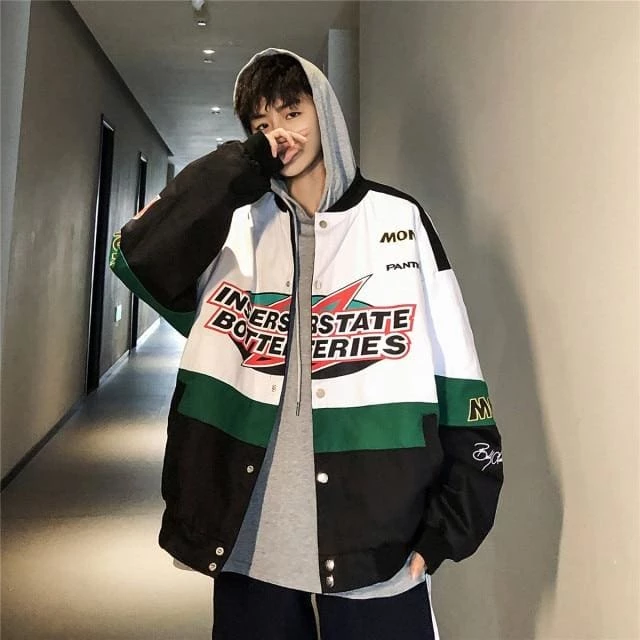 Top 10 😀 Streetgarm NEW Vintage Interstate Batteries Jacket ✨ 4 Streetgarm NEW Vintage Interstate Batteries Jacket