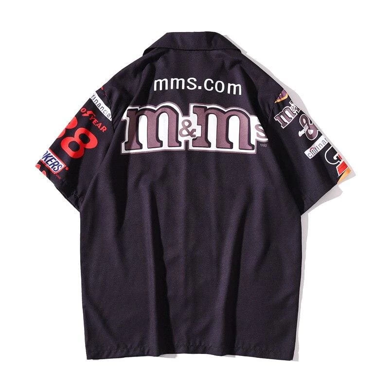 Flash Sale 🎁 Streetgarm Vintage M&Ms Bowling 👕 Shirt NEW 🥰 4 Streetgarm Vintage M&Ms Bowling Shirt NEW