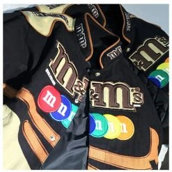Wholesale 🤩 Streetgarm SALE Vintage M&Ms Racer Jacket 🎉 16 Streetgarm SALE Vintage M&Ms Racer Jacket