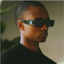 Buy ⭐ Streetgarm Virgil Rectangle 👓 Sunglasses ❤️ 12 Streetgarm Virgil Rectangle Sunglasses