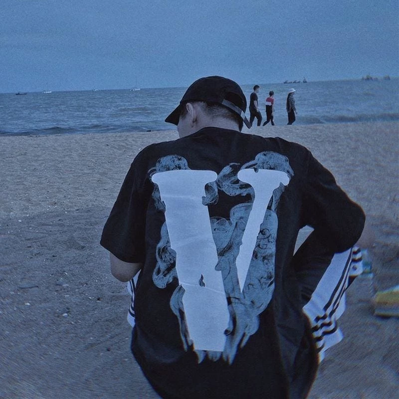 Best Sale 💯 Streetgarm NEW Vlone No Smoking T-Shirt 👍 4 Streetgarm NEW Vlone No Smoking T-Shirt