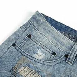 Coupon ๐ Streetgarm Vlone X Endless Distressed Denim ๐ Jeans NEW โค๏ธ 16 Streetgarm Vlone X Endless Distressed Denim Jeans NEW