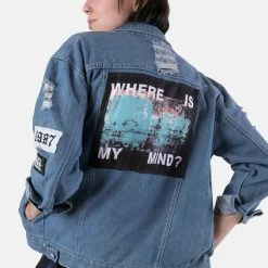 Streetgarm Where Is My Mind? Denim Jacket NEW