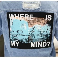 Streetgarm Where Is My Mind? Denim Jacket NEW