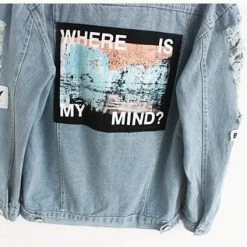 Streetgarm Where Is My Mind? Denim Jacket NEW
