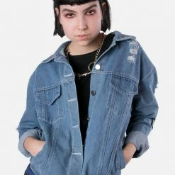 Streetgarm Where Is My Mind? Denim Jacket NEW