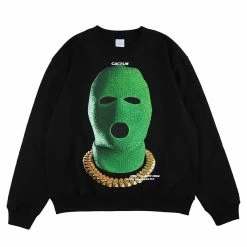 Streetgarm Wish You Were Here Ski Mask Sweatshirt NEW