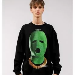 Streetgarm Wish You Were Here Ski Mask Sweatshirt NEW