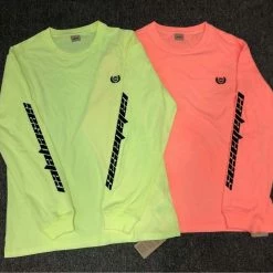 Streetgarm Yeezy Calabasas Long Sleeve Neon T Shirt