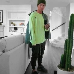 Streetgarm Yeezy Calabasas Long Sleeve Neon T Shirt