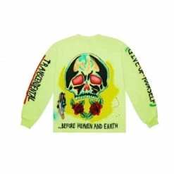 Streetgarm SALE Yeezy Wes Lang Skeleton Long-Sleeve T-Shirt